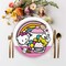 8 Count Hello Kitty Keroppi Paper Dessert Plates 7 Inch Disposable Party Tableware for Kids Birthday